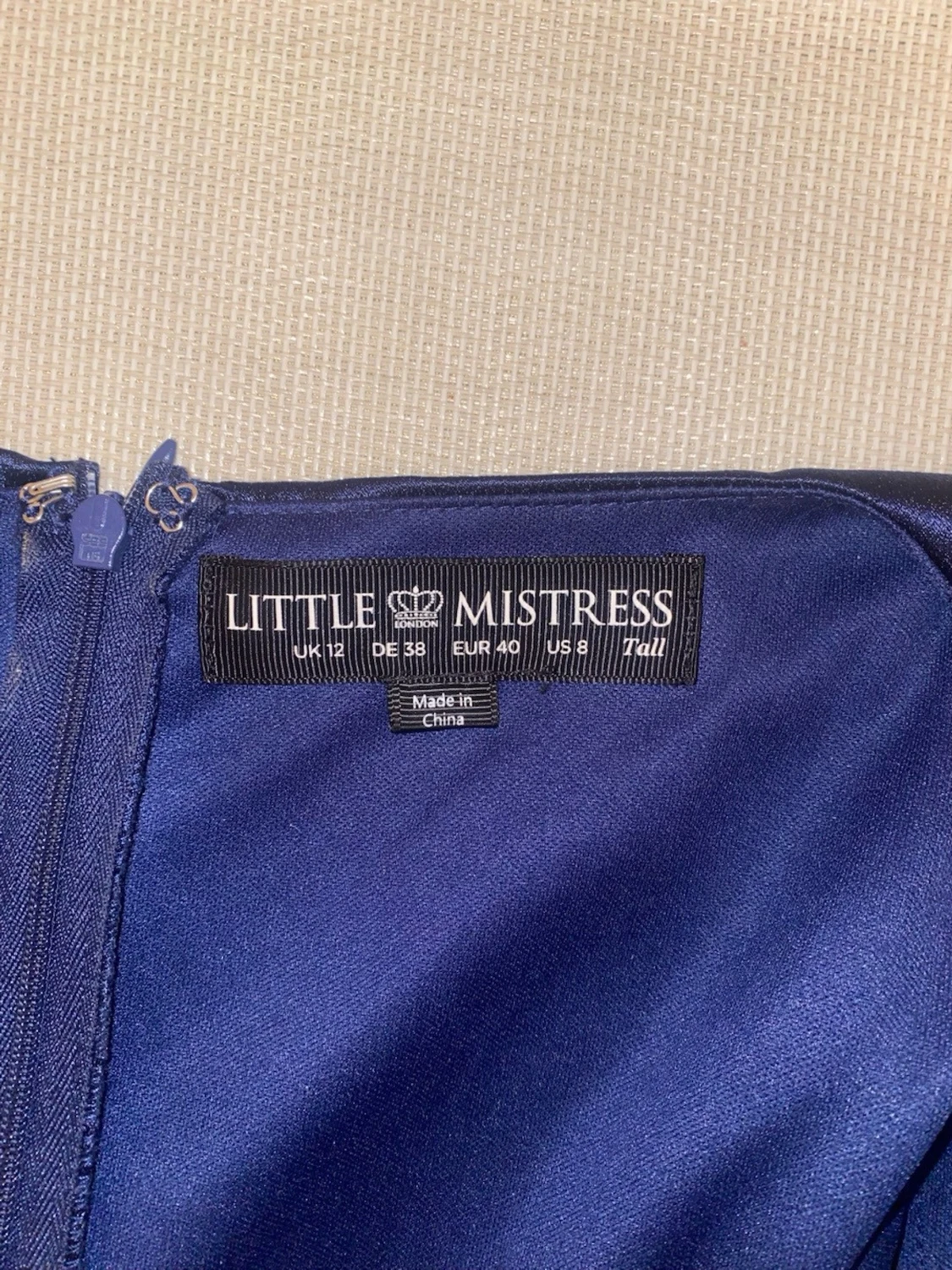 Marinblå balklänning  - 3