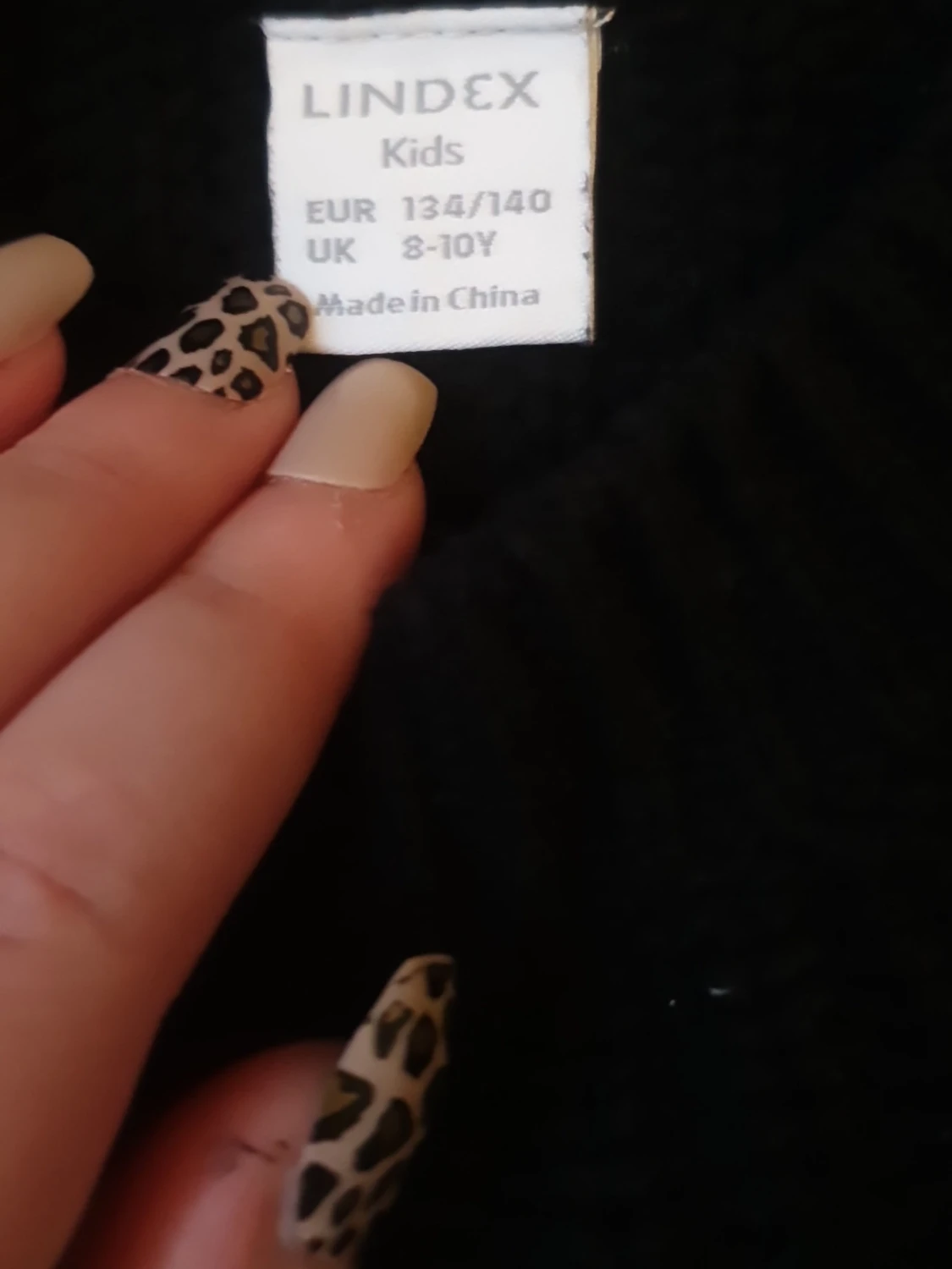 Randig svartvit stickad tröja Lindex - 1