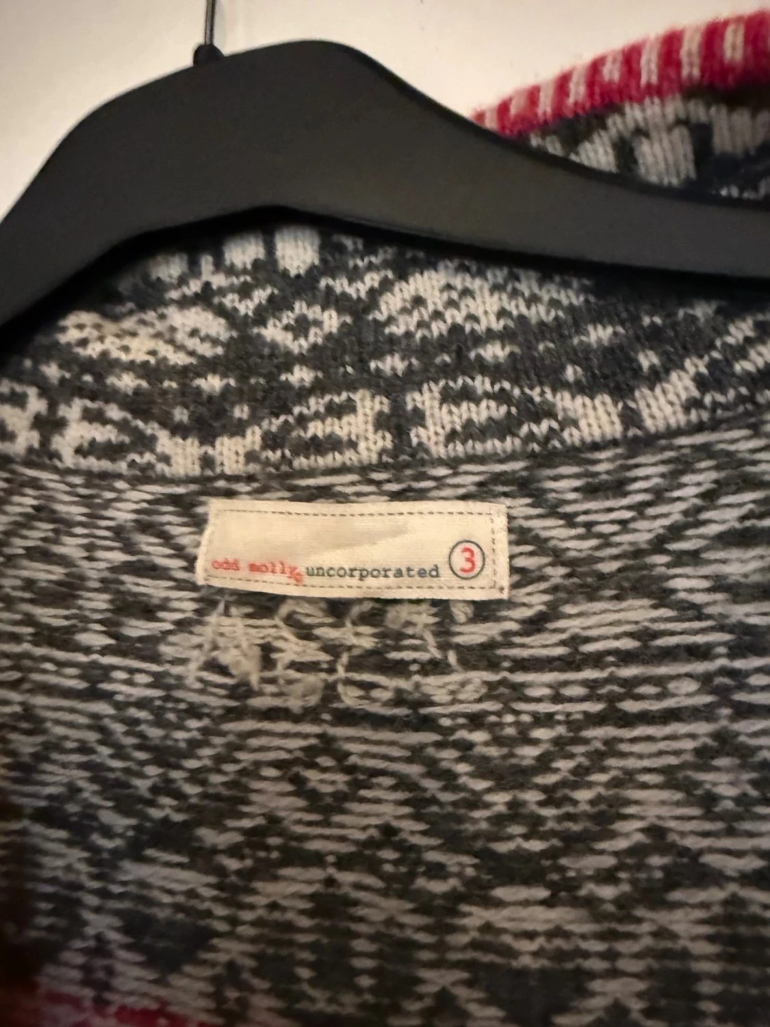 Mönstrad kofta från Odd Molly, stl 3 - 2