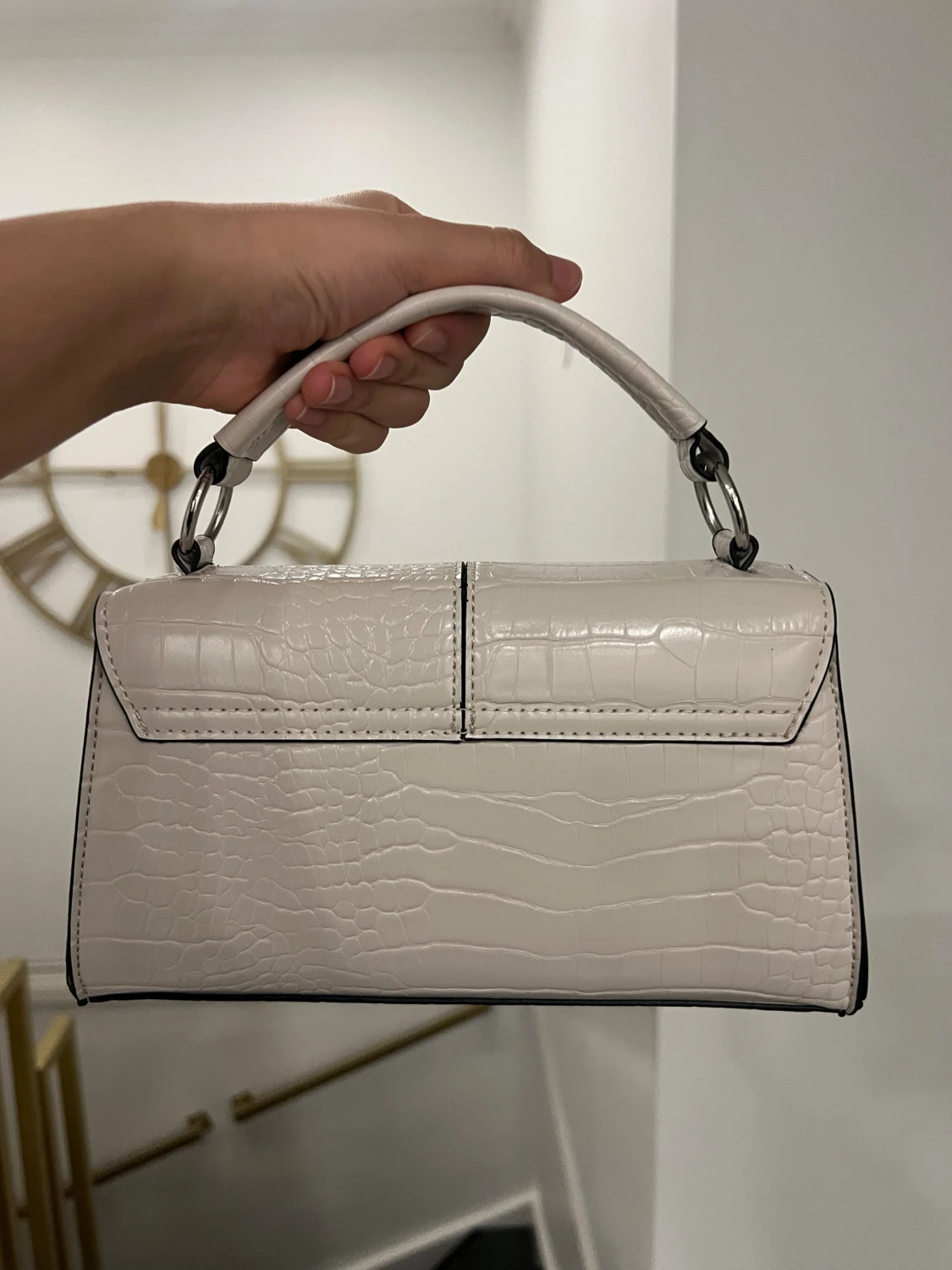 Off-white väska i skinn Primark - 2