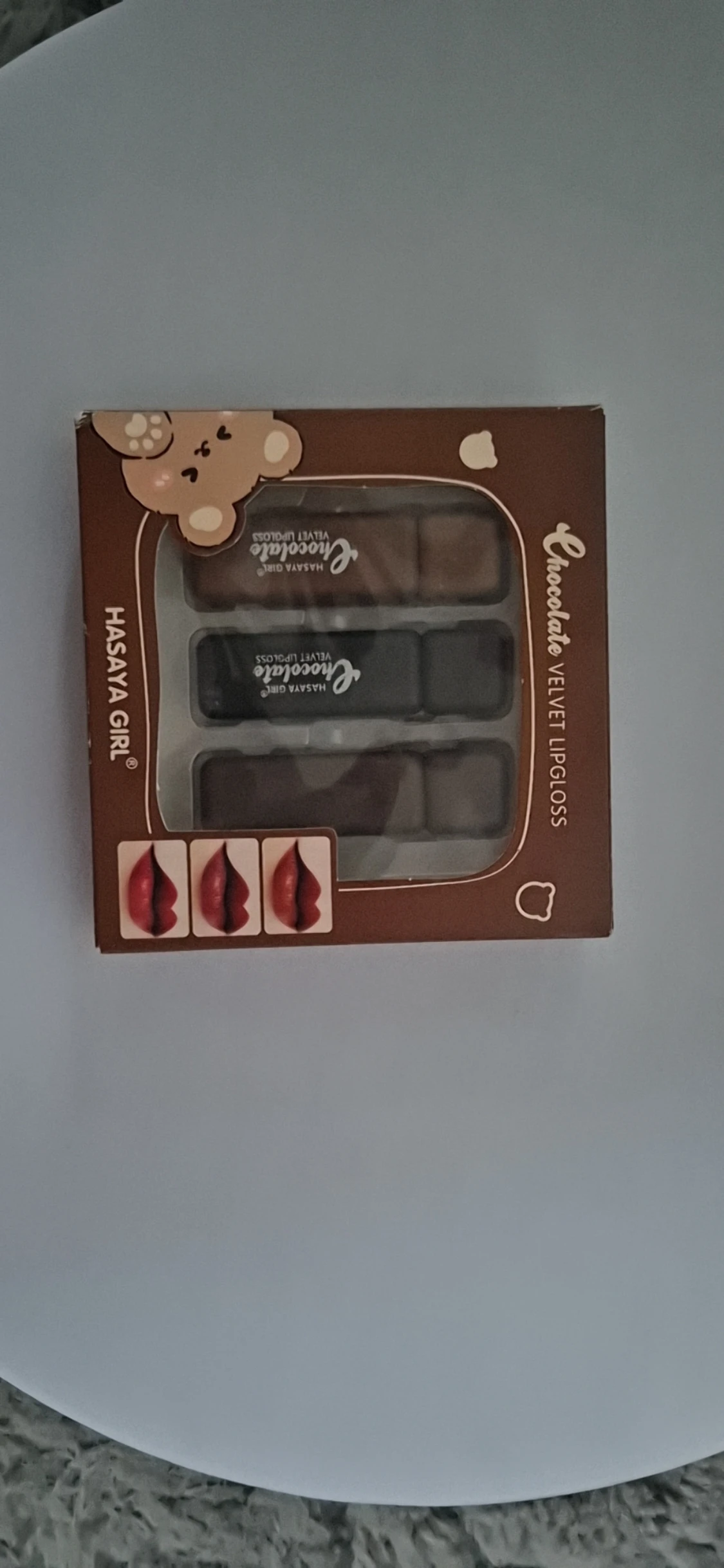 3 pcs Chocolate Velvet Lipgloss set - 5