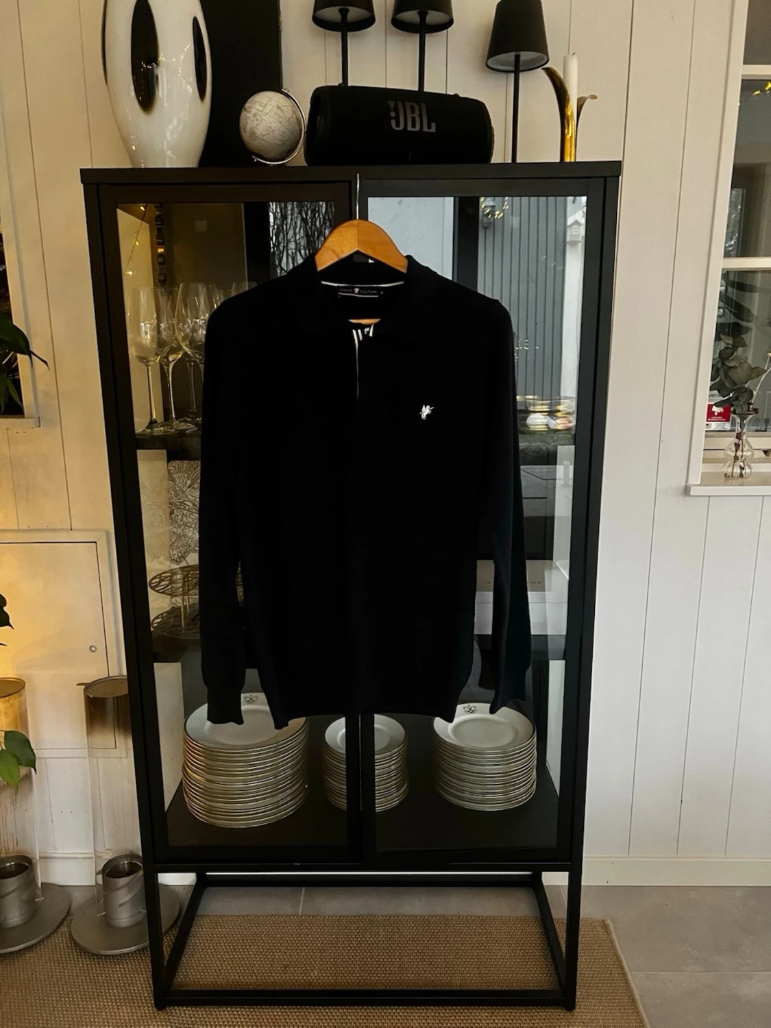 Denim Culture Tröja, S, Mörkblå, Mycket Bra Skick - 2