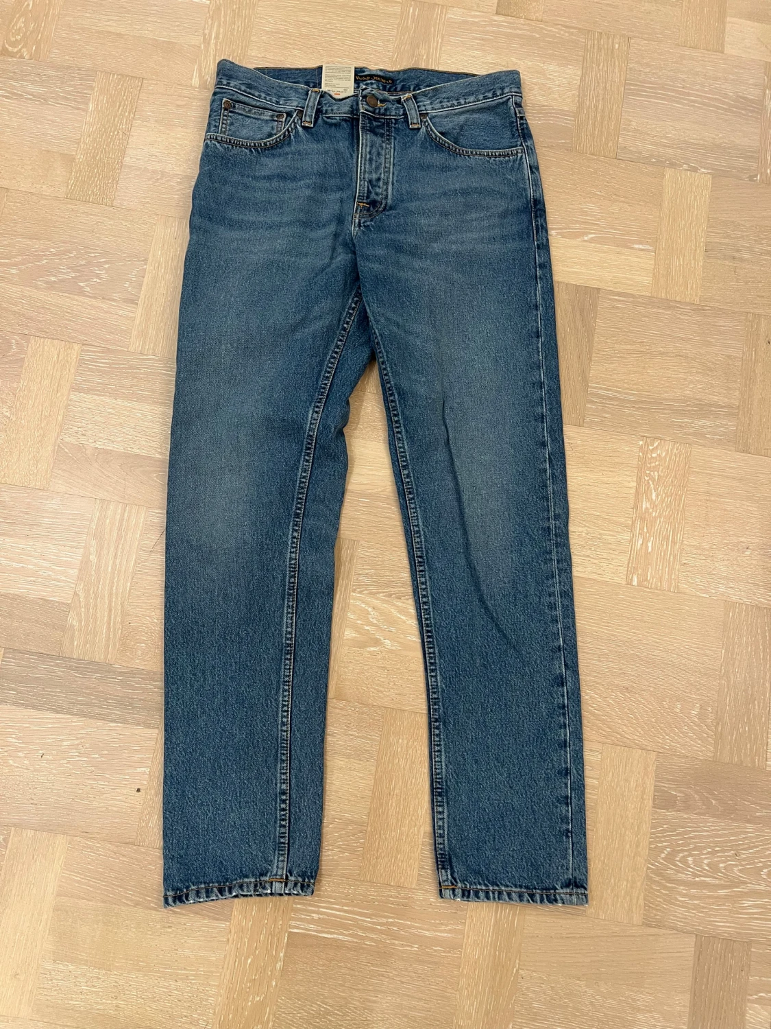 Blå Nudie Jeans Steady Eddie II