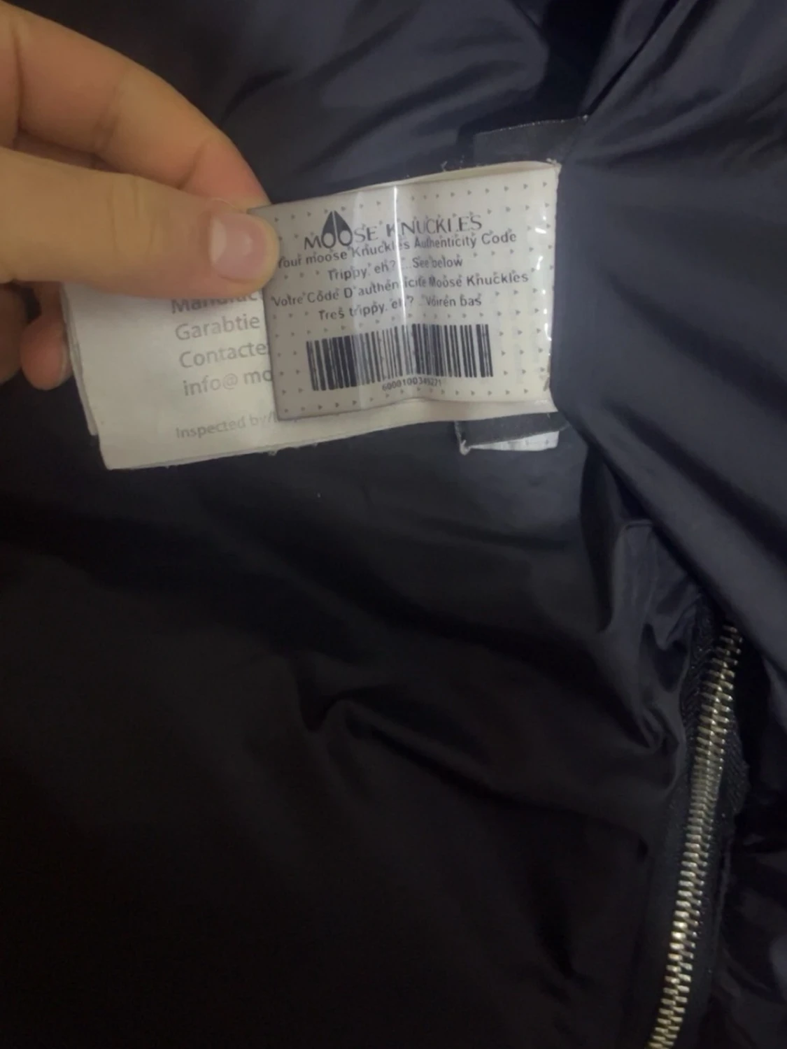 Svart pufferjacka Moose Knuckles - 3
