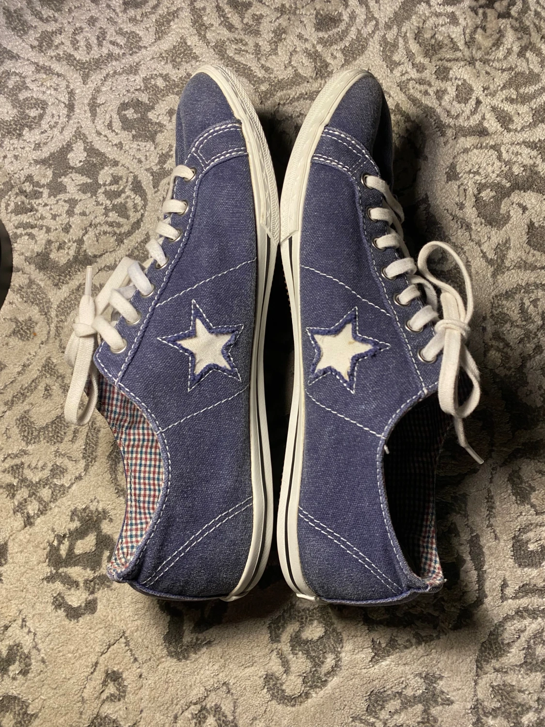 Blå Converse One Star sneakers - 2