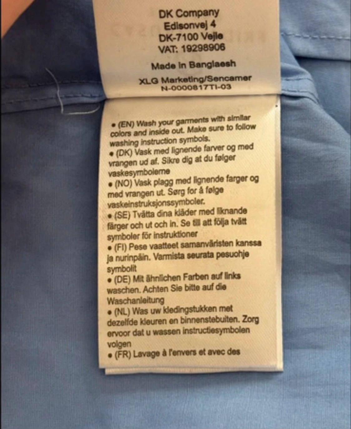 Blå slim fit skjorta från Casual Friday - 5