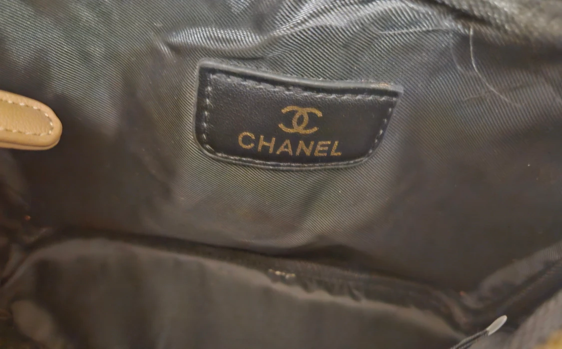 Beige axelväska - 2