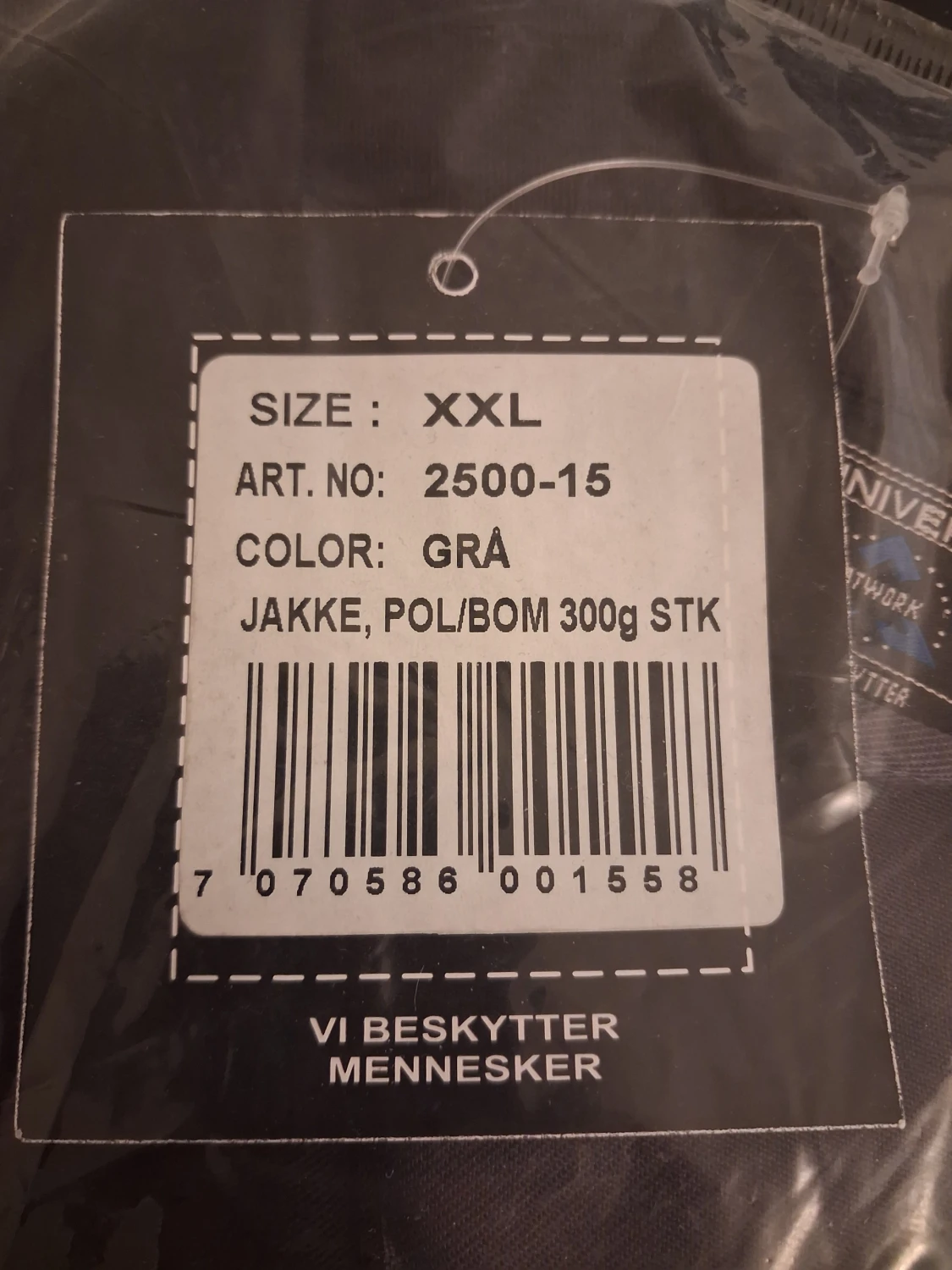 Grå arbetsjacka från Univern XXL - 3