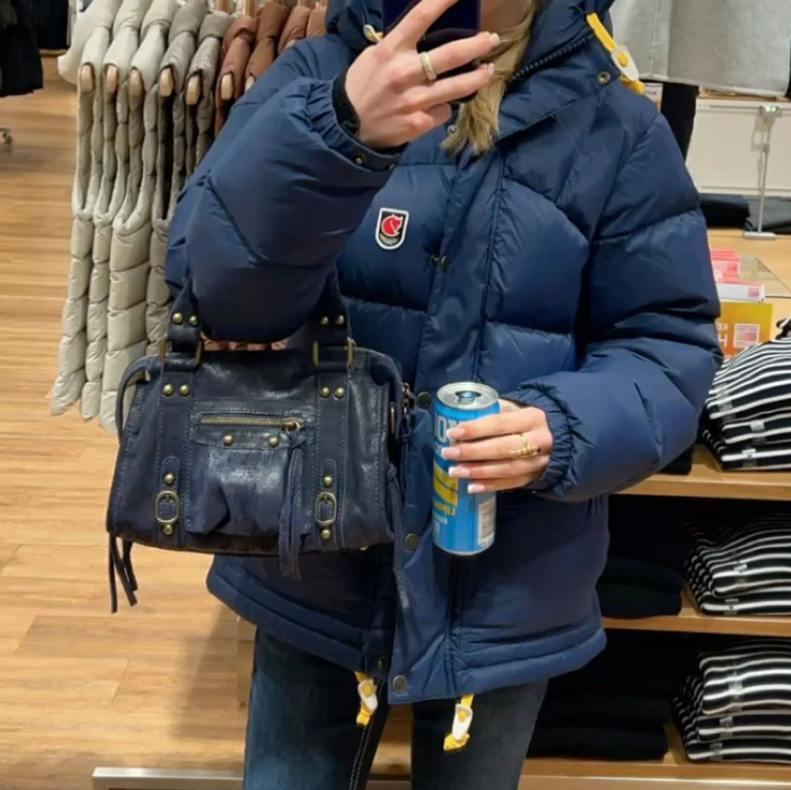 Mörkblå  Fjällräven jacka dam  - 1