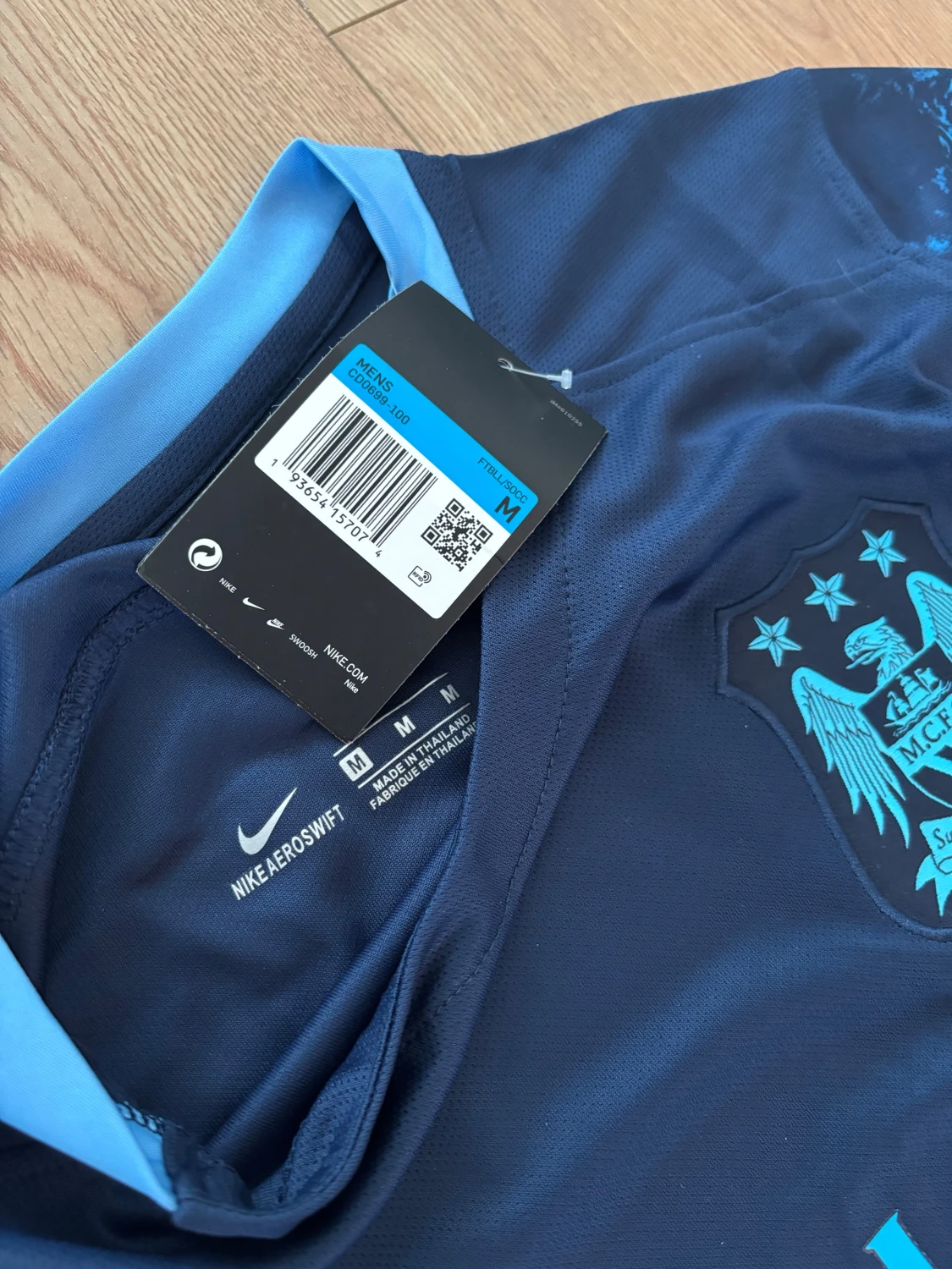 Manchester City Sterling retro fotbollströja - 2