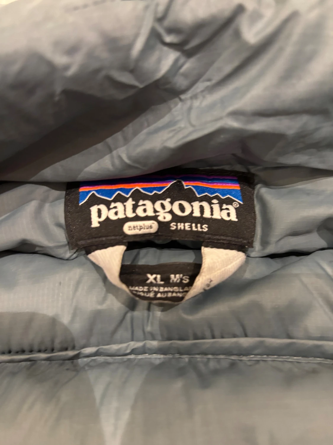 Ljusblå dunjacka från Patagonia XL - 2