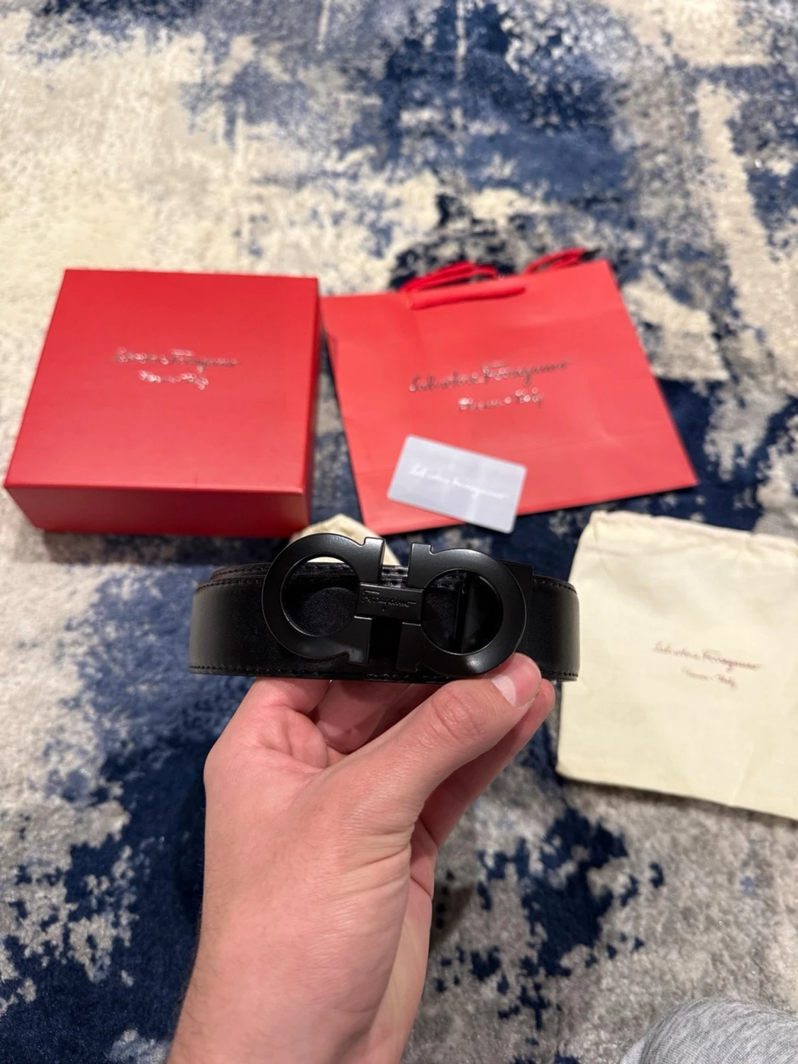 Ferregamo bälte - 1