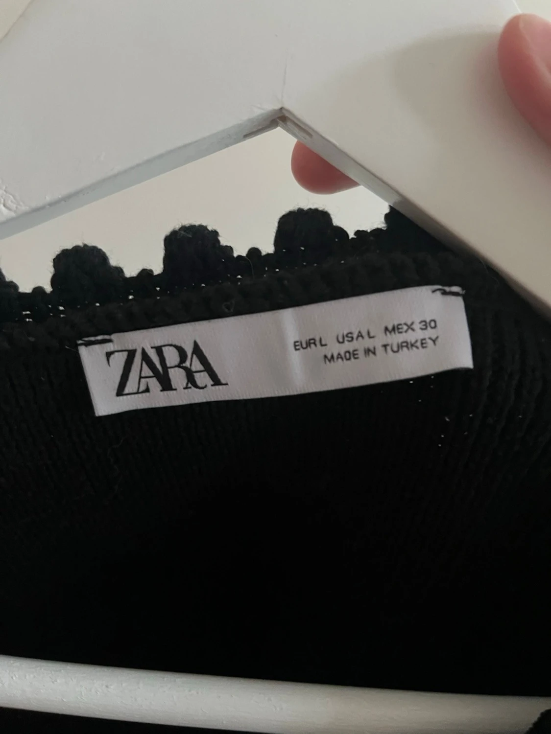 Svart spetskofta från Zara - 2