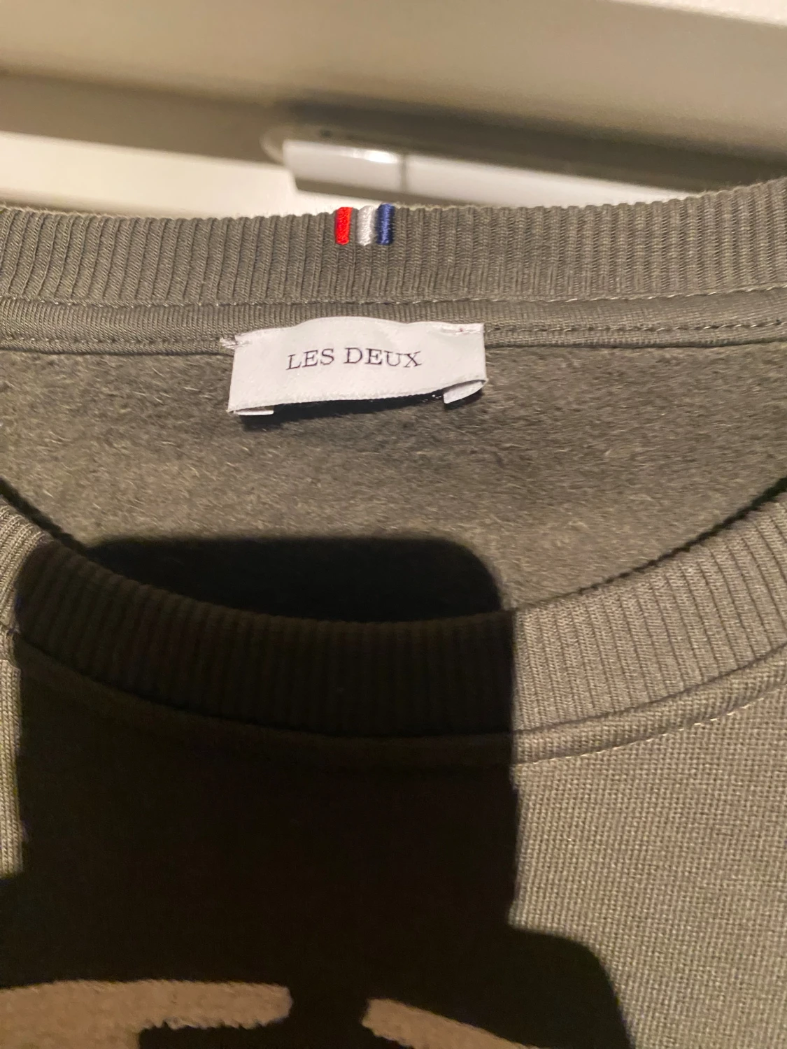 Olivgrön sweatshirt Les Deux - 3