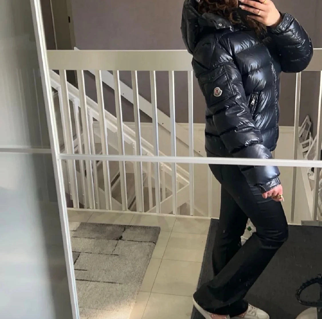 Mörkblå Moncler Maya - 1