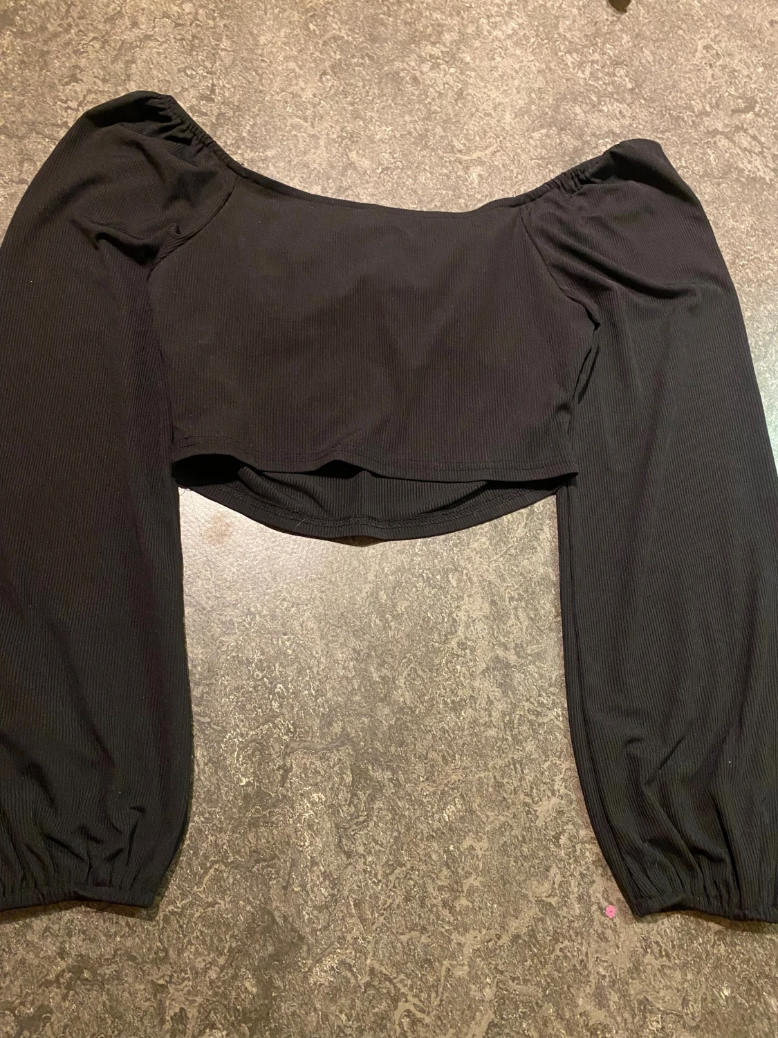 Svart croppad bolerotopp från SHEIN - 3