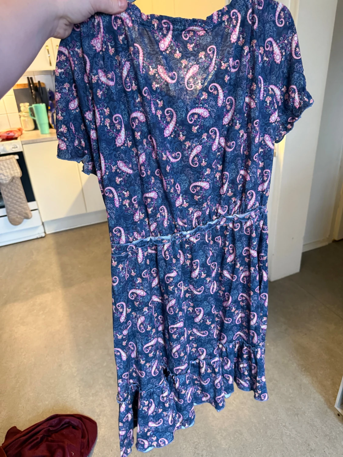 Blå paisleymönstrad klänning Odd Molly - 4