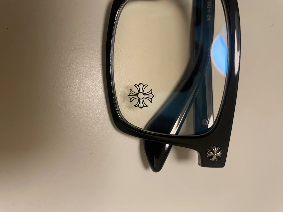 Svarta chrome hearts glasögon  - 1