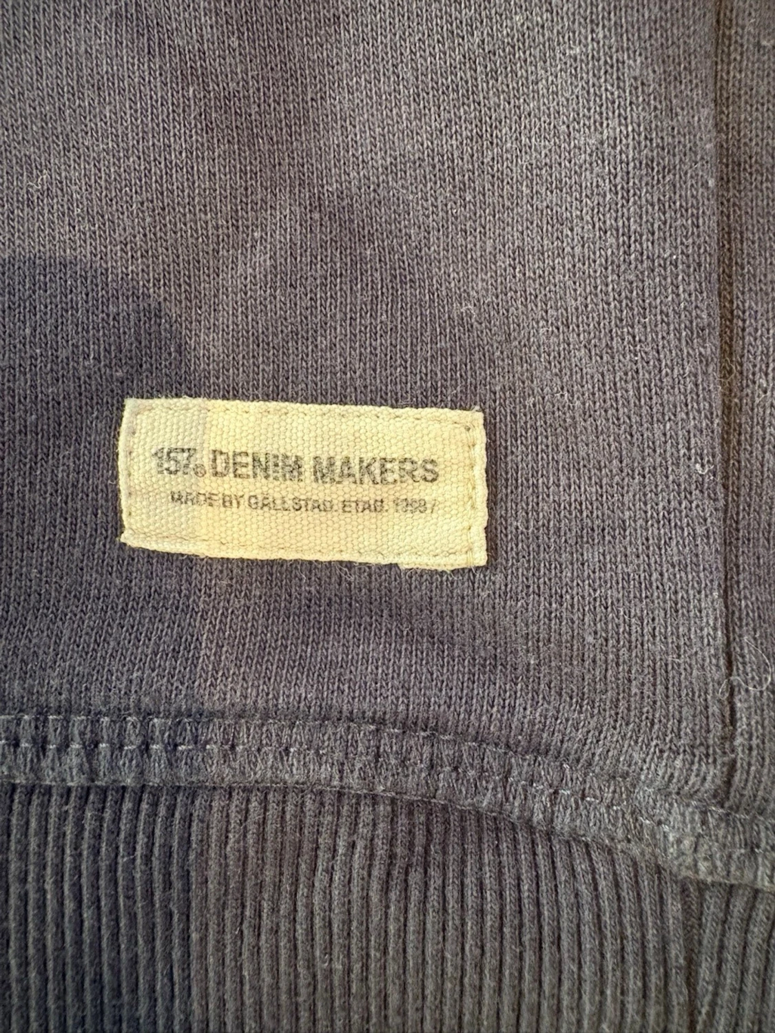 Mörkblå sweatshirt från 157 Denim Makers - 2