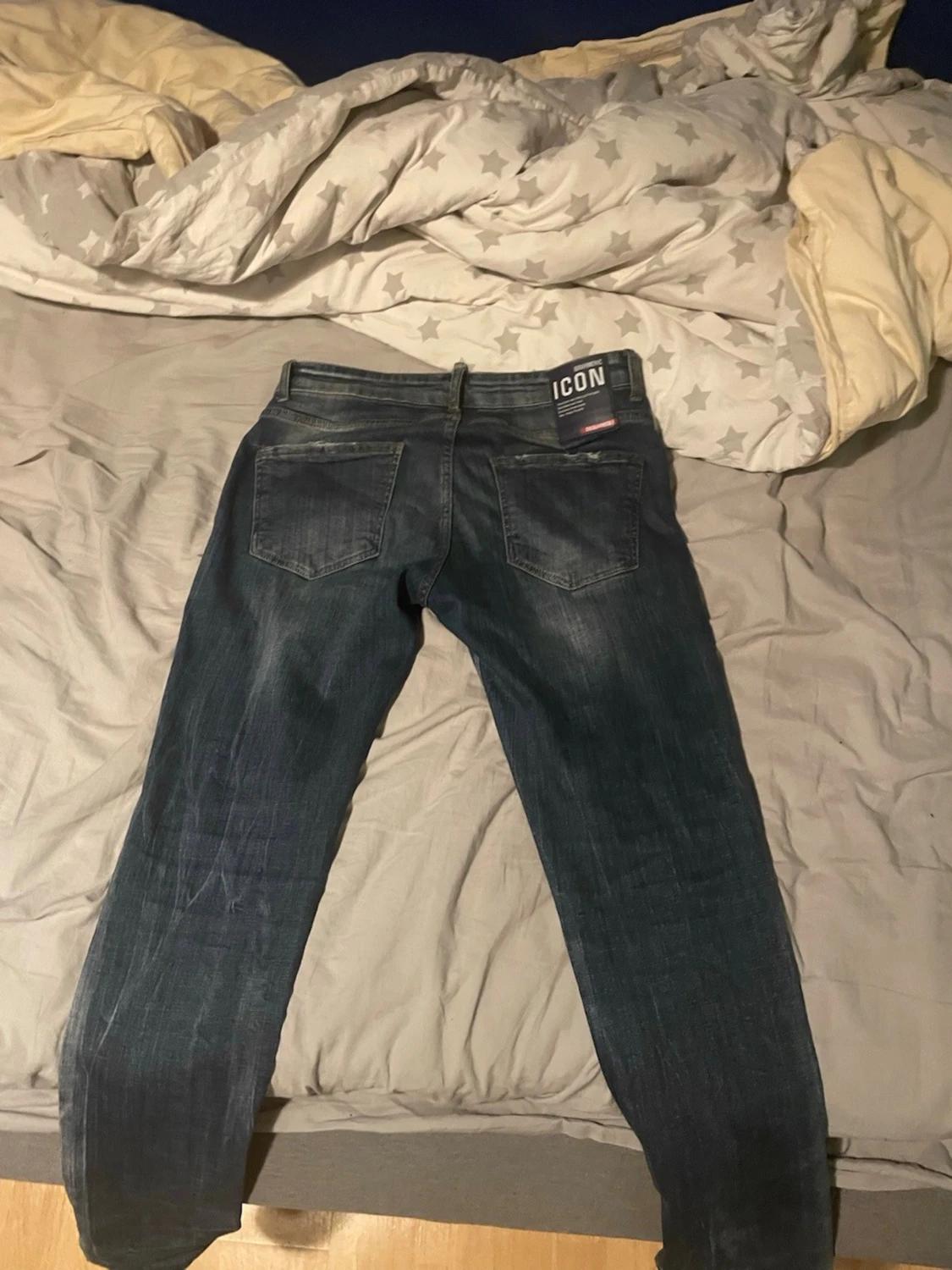Dsquared2 blå slitna jeans, stl 48 32 wide - 2