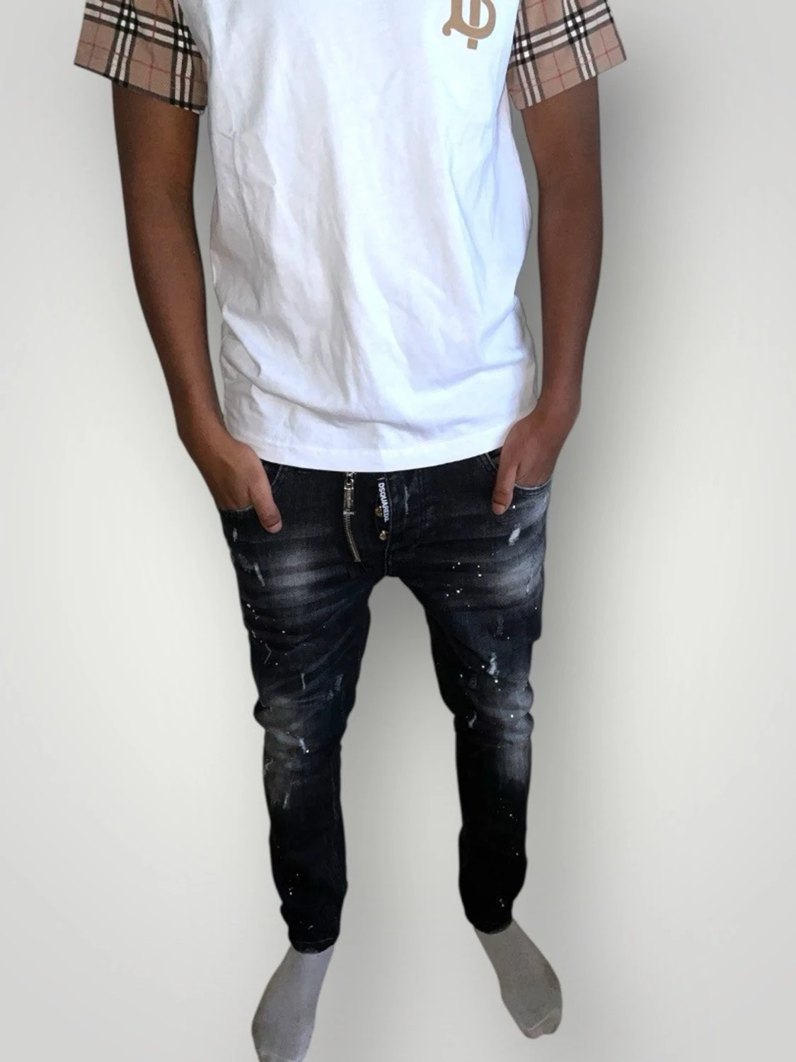 Dsquared2 jeans strl 46 svart