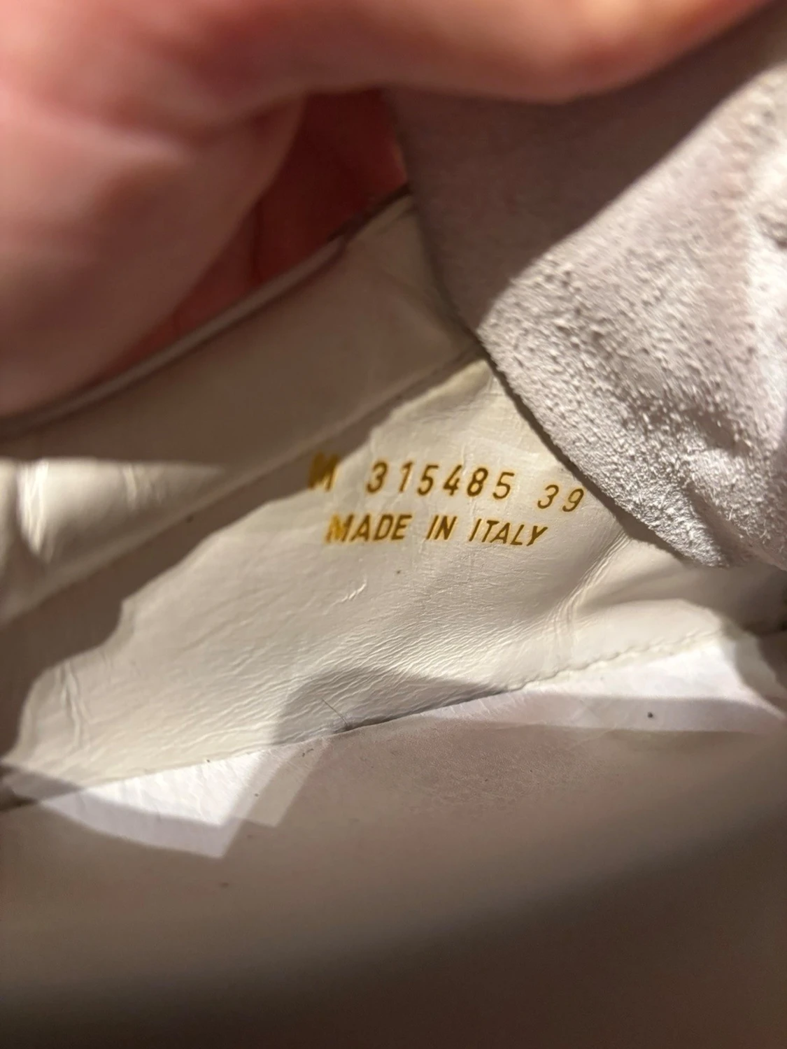 Vita Saint Laurent sneakers i skinn - 6