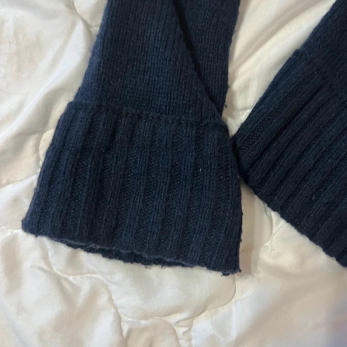 Marinblå kofta Abercrombie & Fitch 40% wool - 1