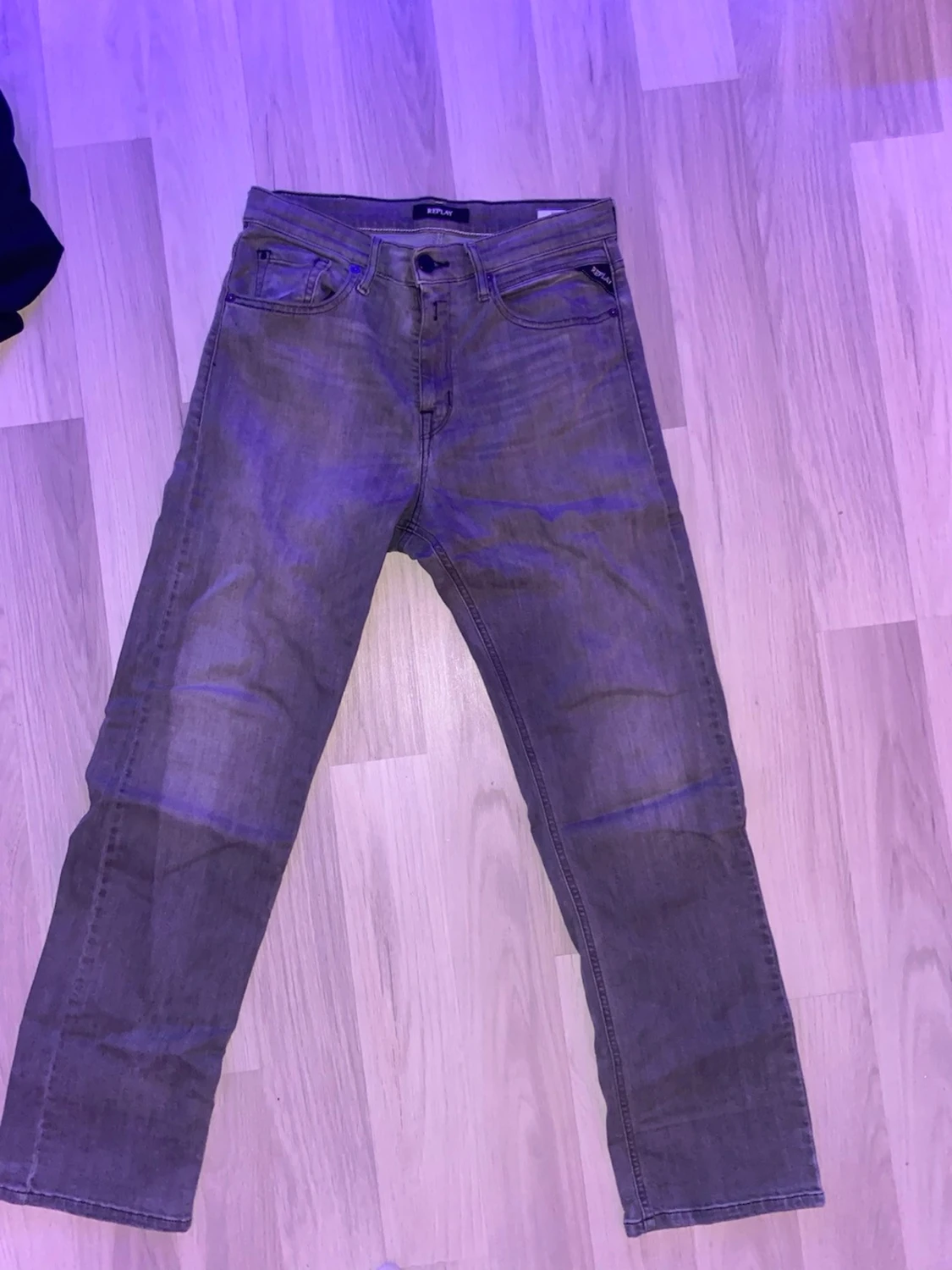 Replay grå jeans straight fit