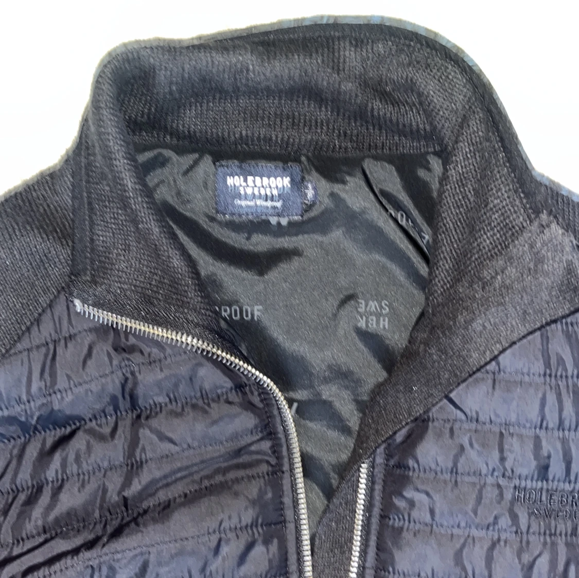 Svart quiltad jacka från Holebrook - 2