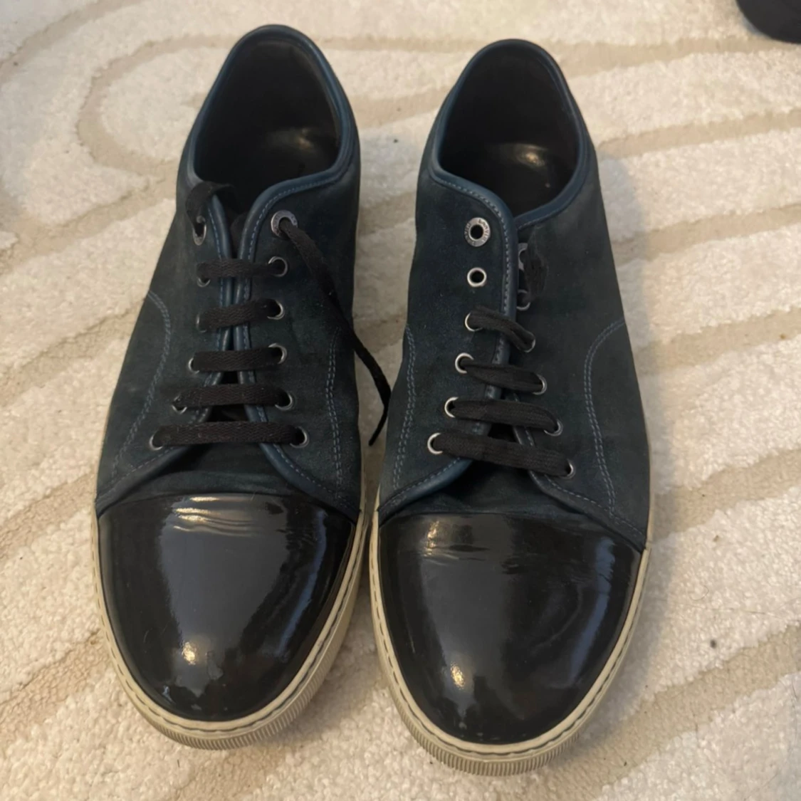 Lanvins 45 Mörkblåa