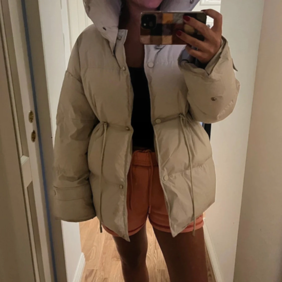 Beige pufferjacka från Meotine XS/S - 4