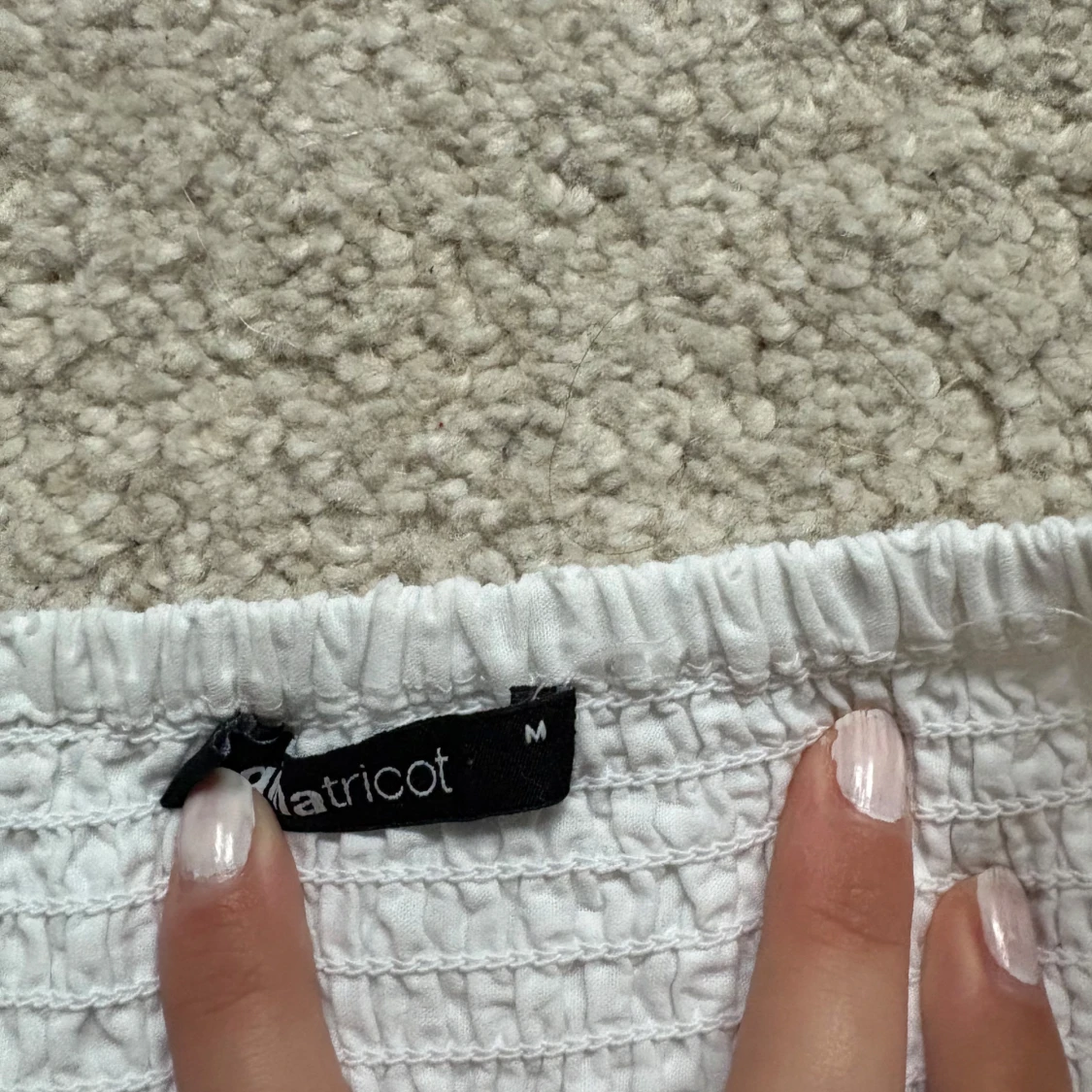 Vit volangkjol från Gina Tricot - 1