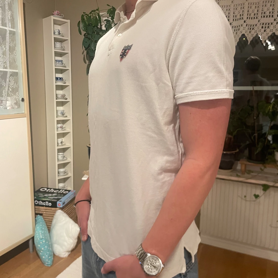 Polo Jeans Company by Ralph Lauren – Klassisk vit piké (strl L) - 3