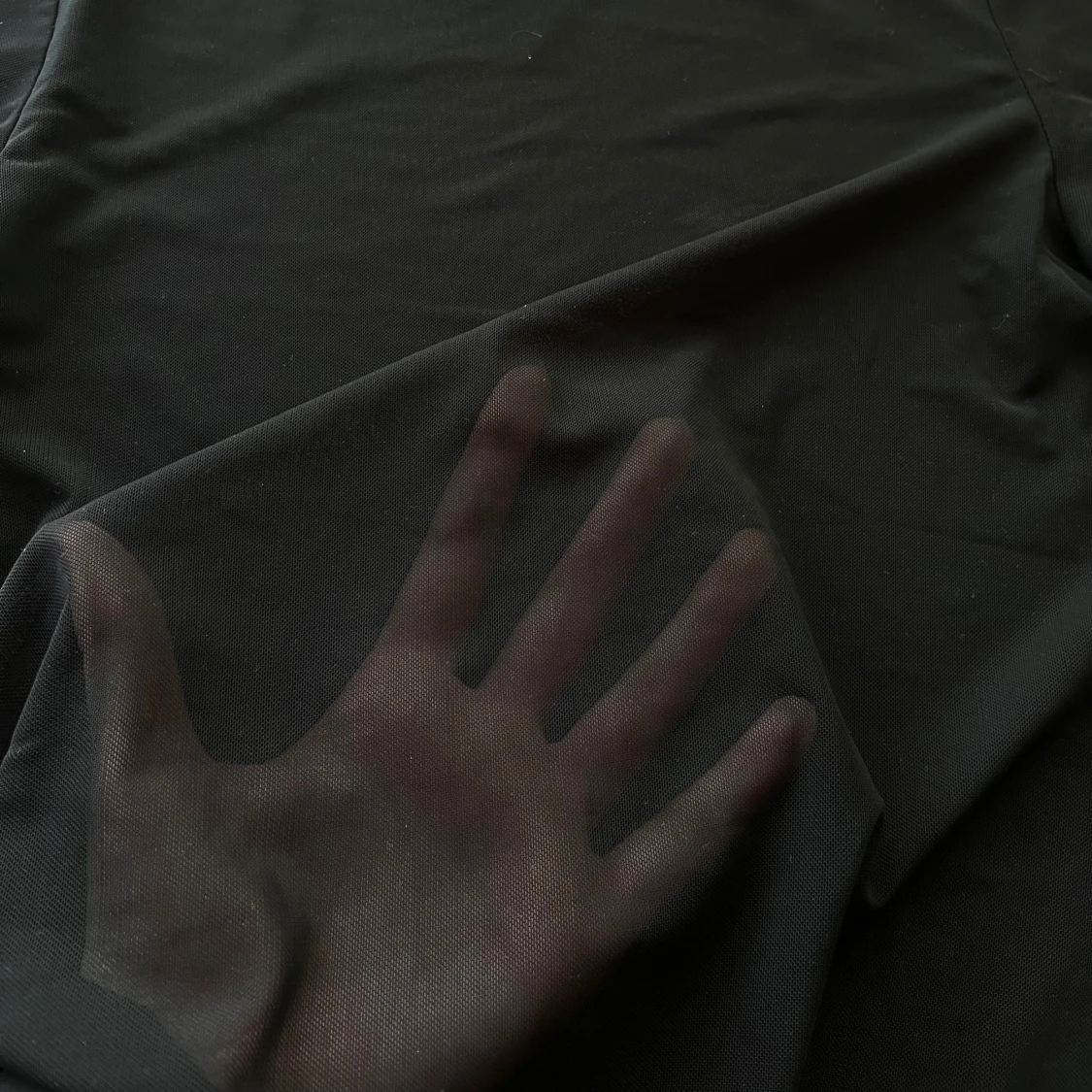 Svart mesh tröja - 1