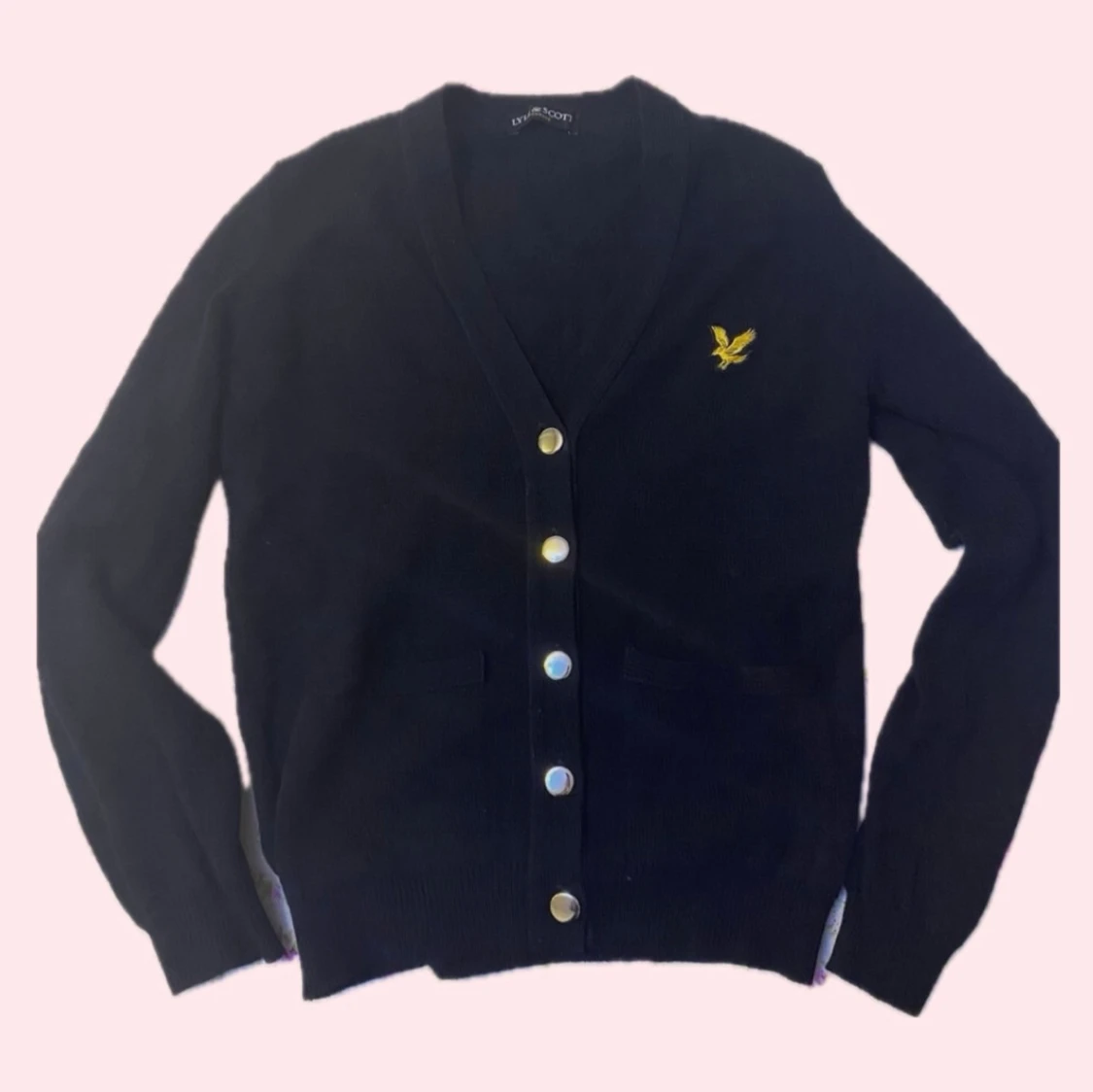 Svart kofta från Lyle & Scott