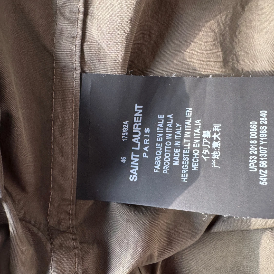 Olivgrön jacka från Saint Laurent - 4