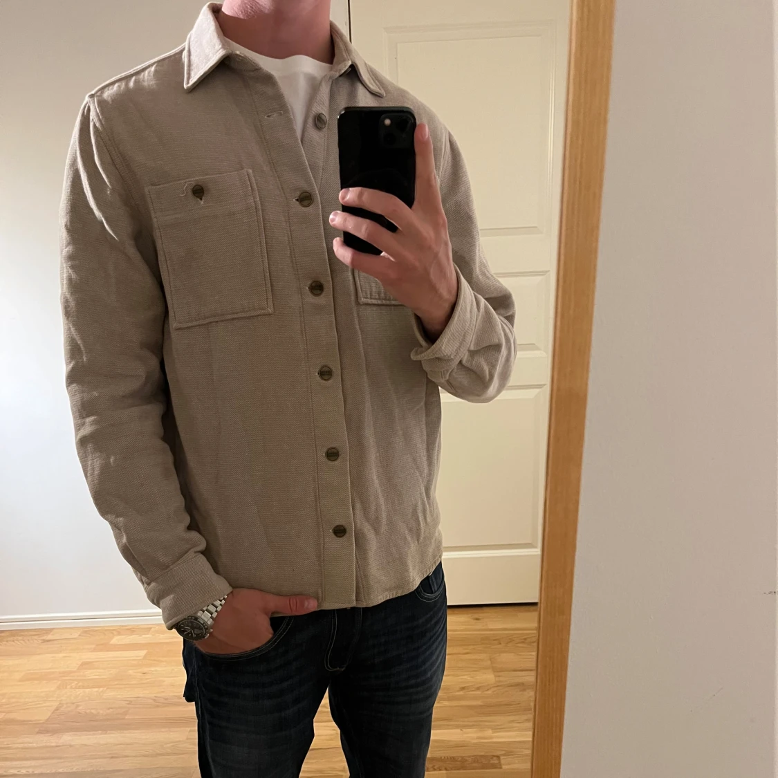 Dobber Overshirt beige  - 2