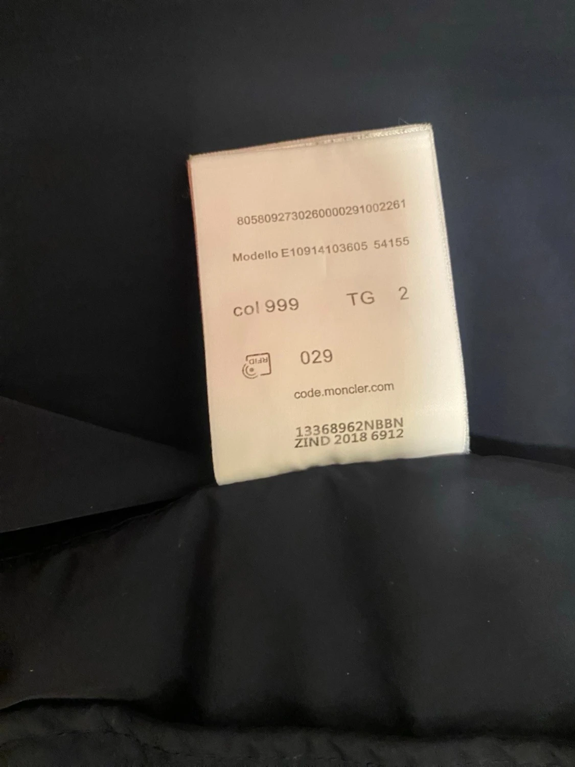 Moncler windbreaker navy blue - 3