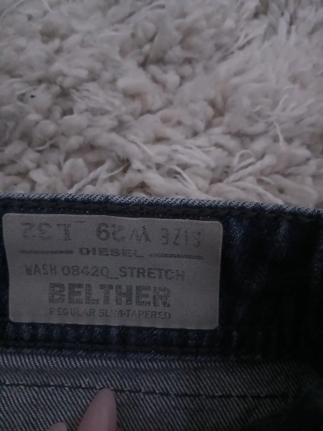 Blå Disel industry jeans straight fit - 4