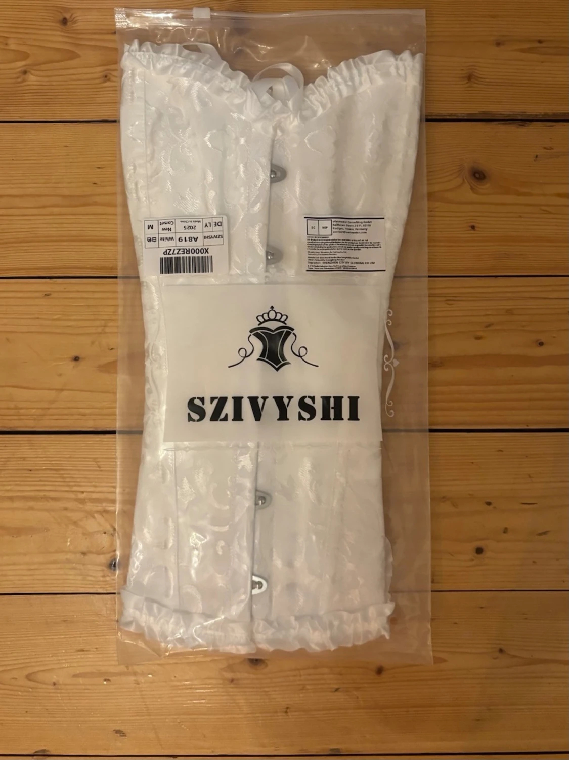 Ny, vit korsett med spets :) - 2