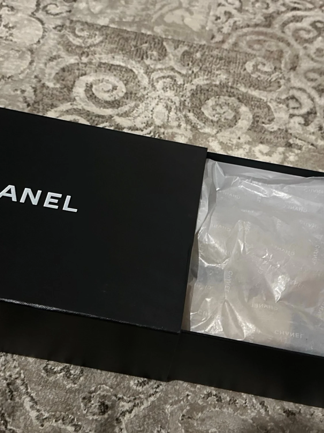 Beige och svarta ballerinaskor från Chanel - 6