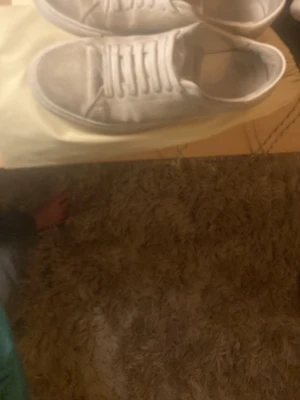 Beige sneakers från Axel Arigato - Box ingår!!! Säljer ett par stilrena grå sneakers från Axel Arigato i mocka med rund tå och platt sula. Skorna har klassisk snörning och minimalistisk design med diskret logga på sidan. Perfekta för dig som gillar cleana och snygga sneakers. 