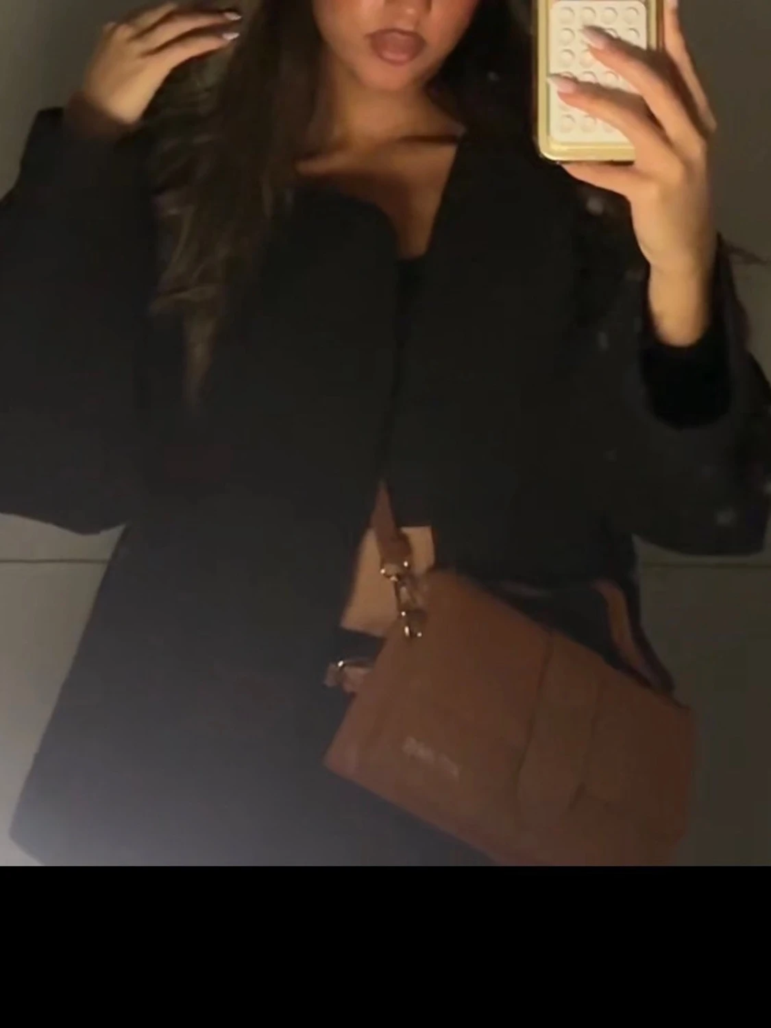 Svart kort kappa - 1