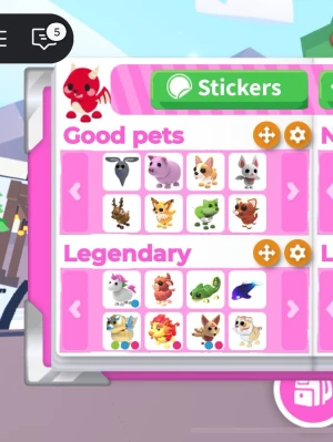 Adopt me  - Säljer billigt kom med bud på olika pets