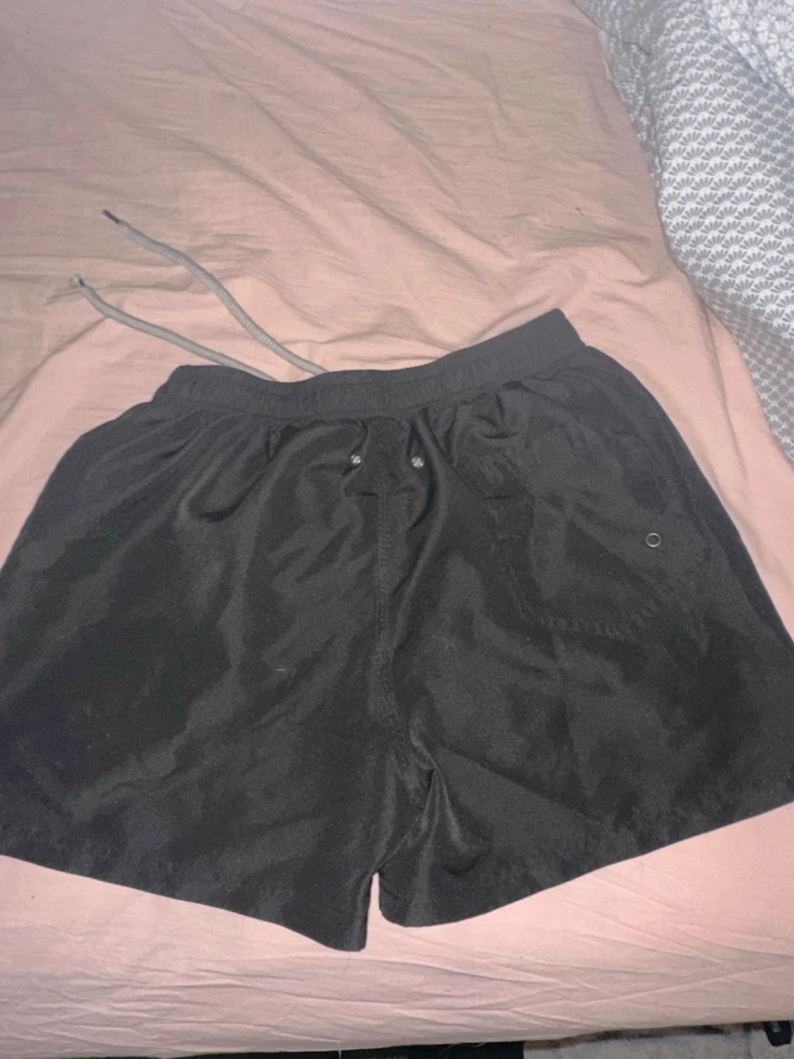 Svarta Tommy Jeans shorts med snörning - 1