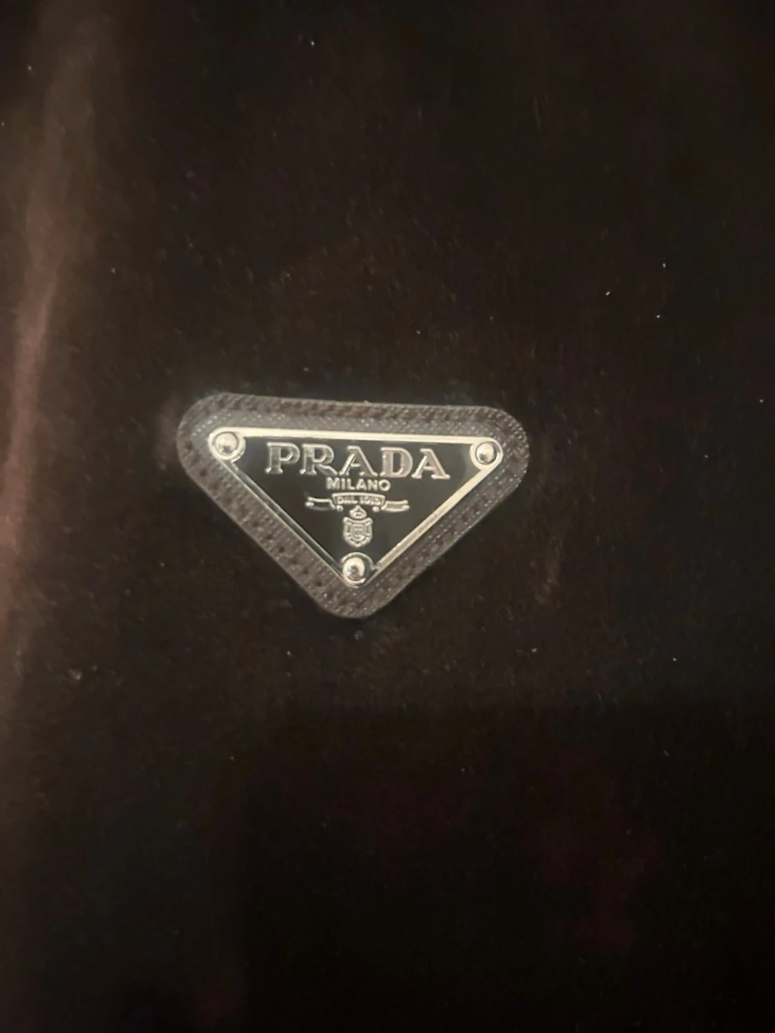 Brun sammet jacka från Prada - 1