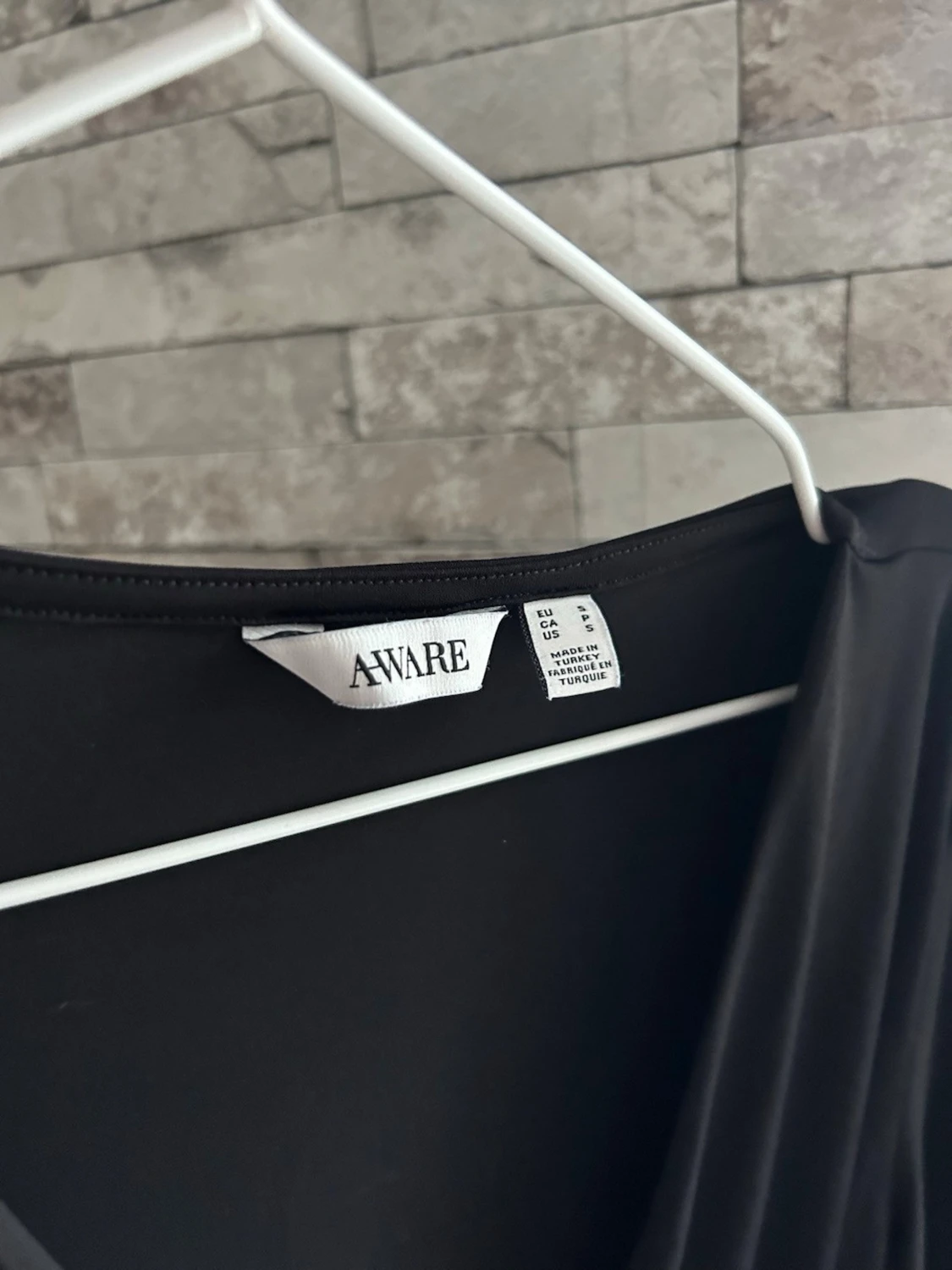 Svart omlottklänning från Aware - 3