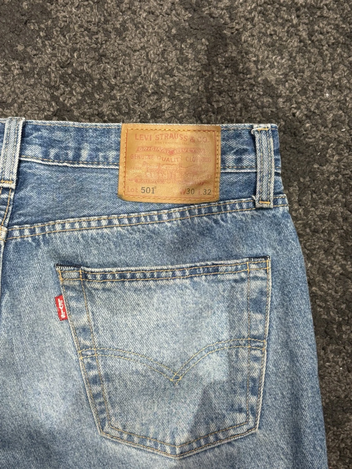 Levi's 501 ljusblå jeans straight fit - 3