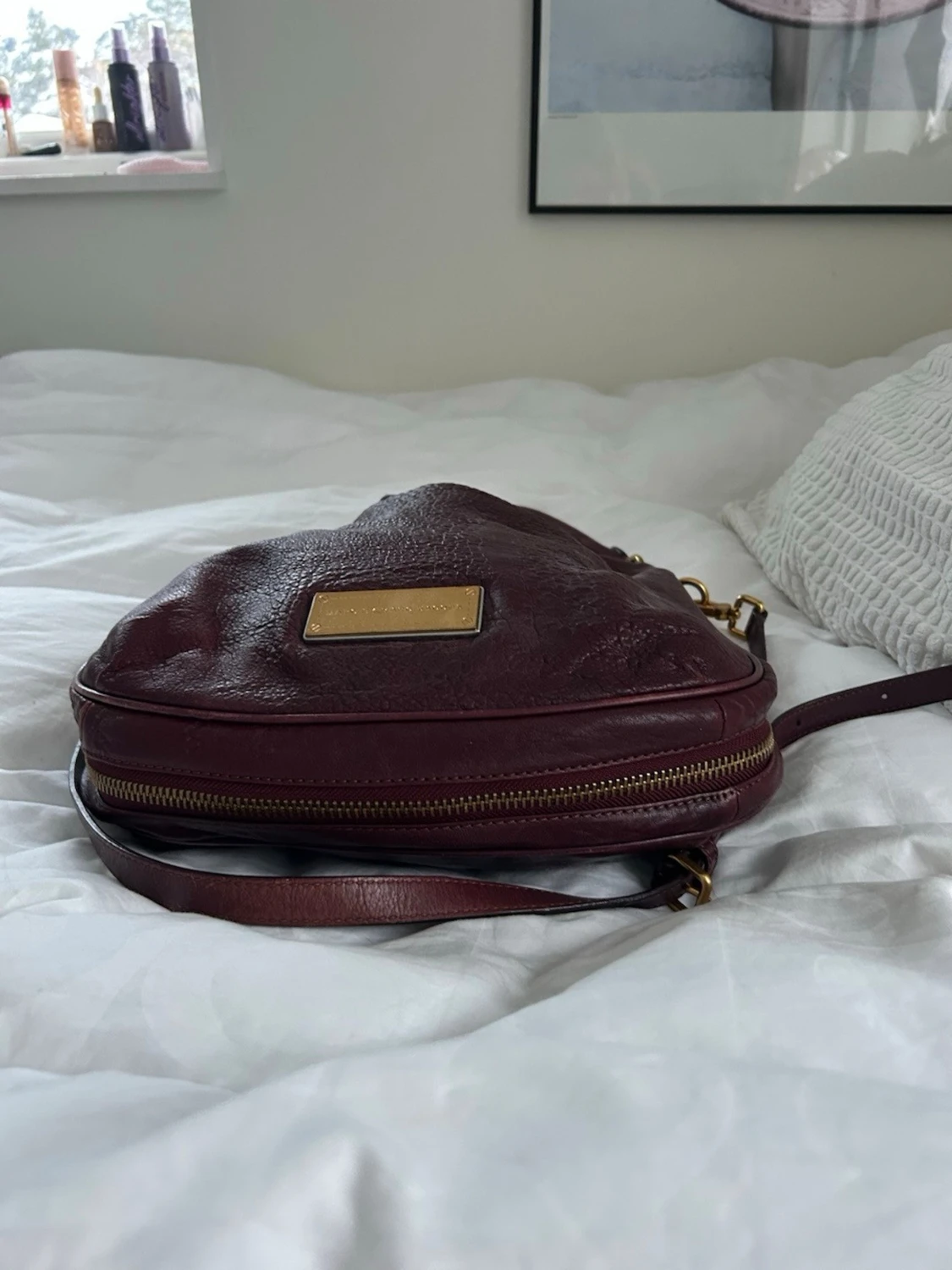 Vinröd axelväska från Marc by Marc Jacobs - 3