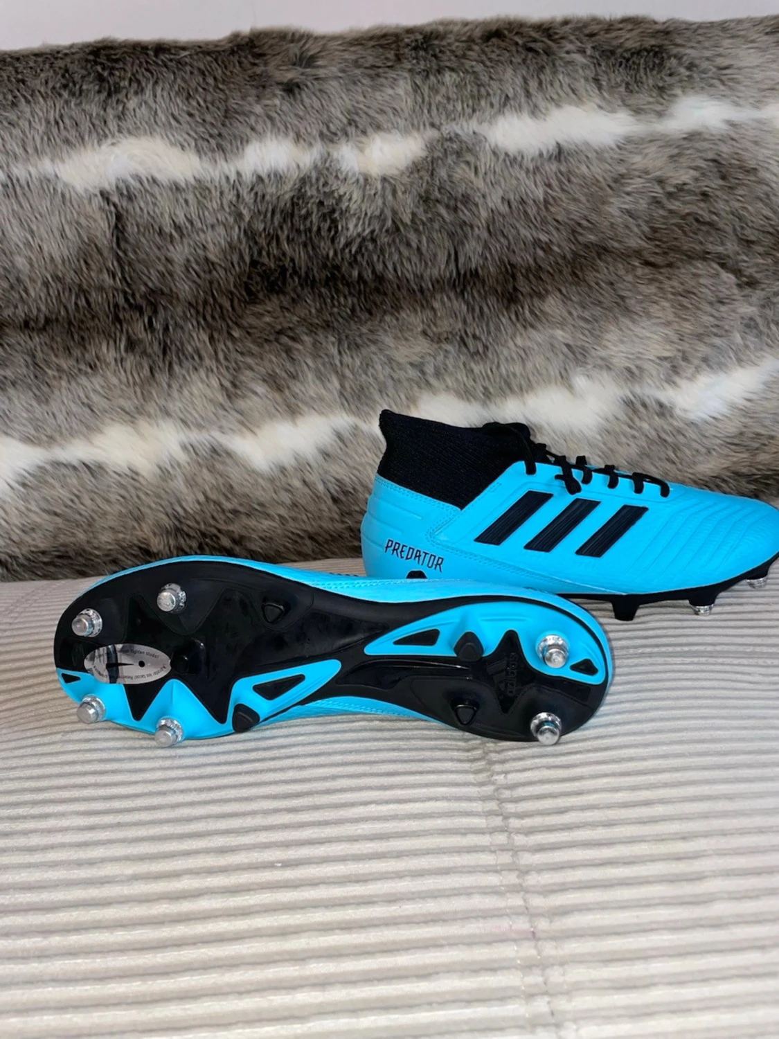 Adidas Predator blå fotbollsskor - 3